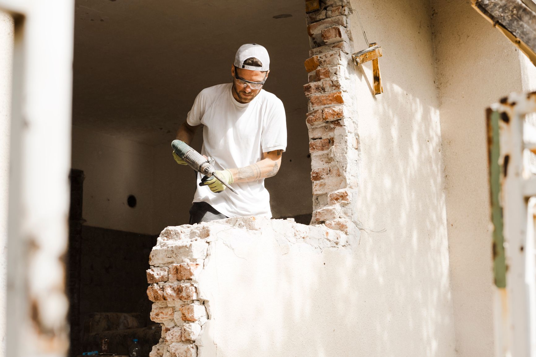 Bricolage démolir un mur