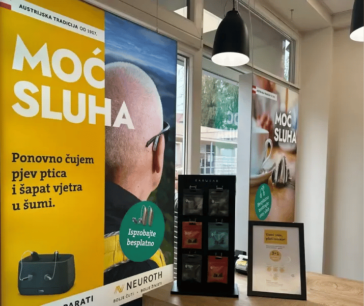 Prostorije Neuroth slušnog centra
