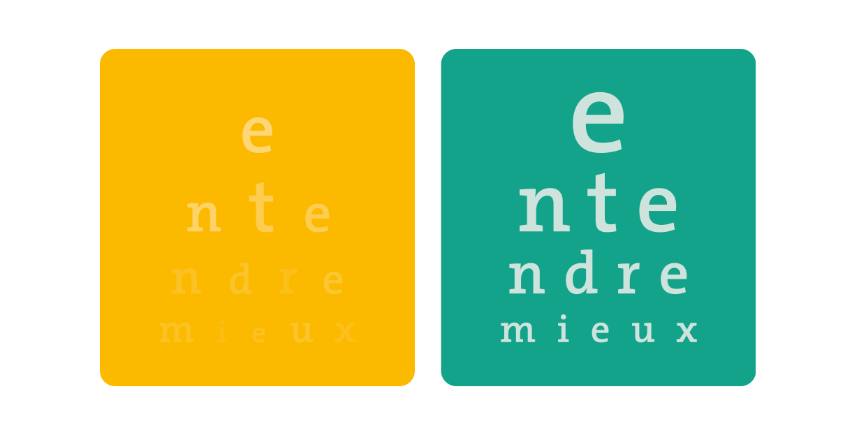 Perte auditive vs. audition normale