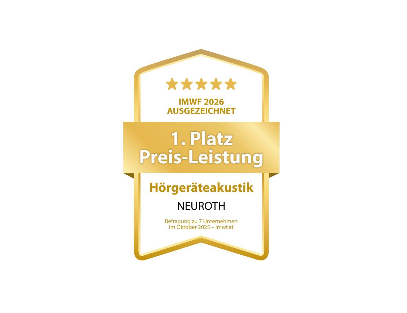 Preis-Leistungssieger Auszeichnung Neuroth
