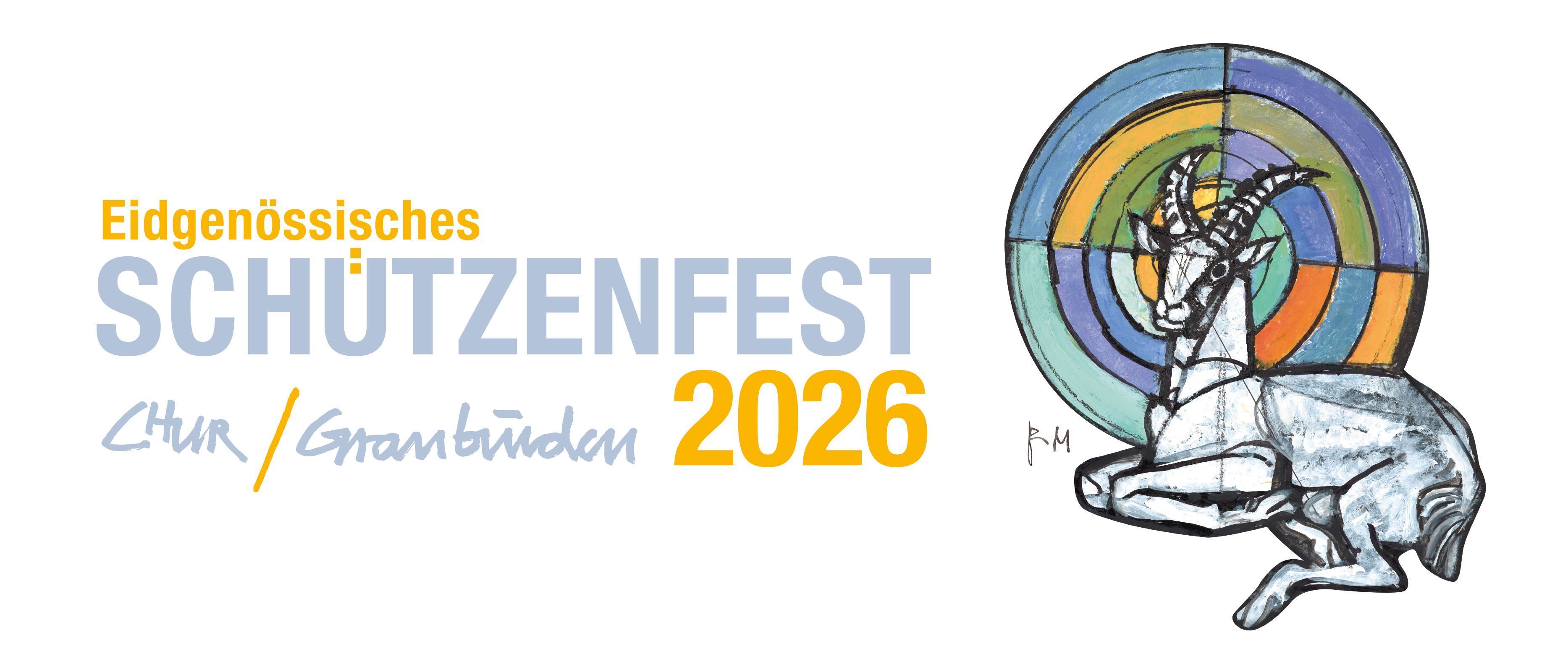 ESF2026 Logo Schriftzug und Steinbock