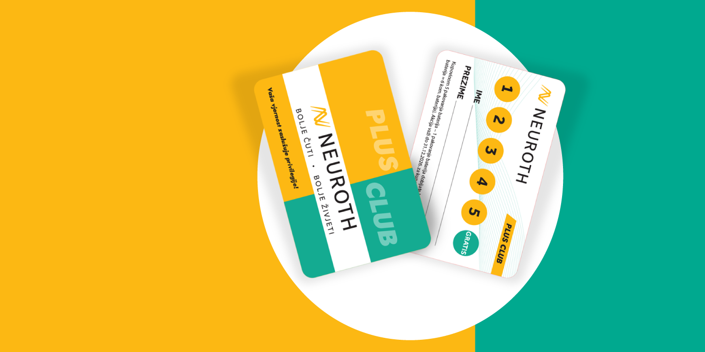 Neuroth Plus Club - Vaša vjernost zaslužuje privilegije