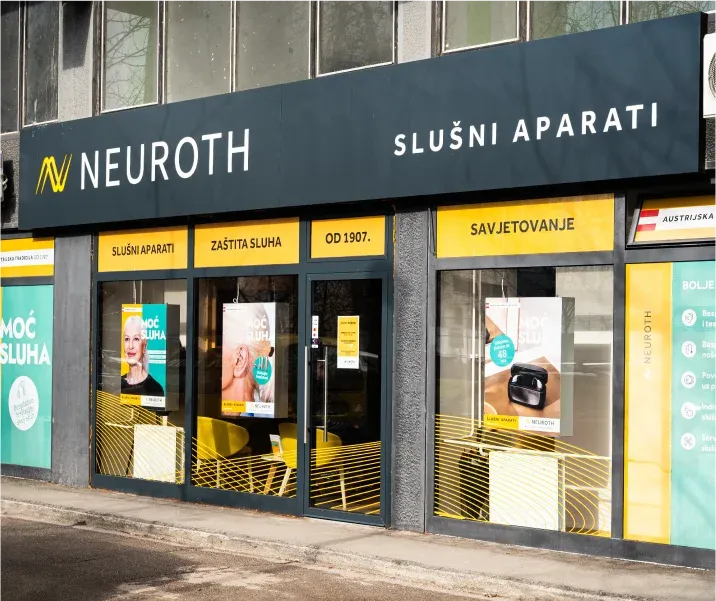 Spoljašnji izgled Neuroth slušnog centra u Sarajevu