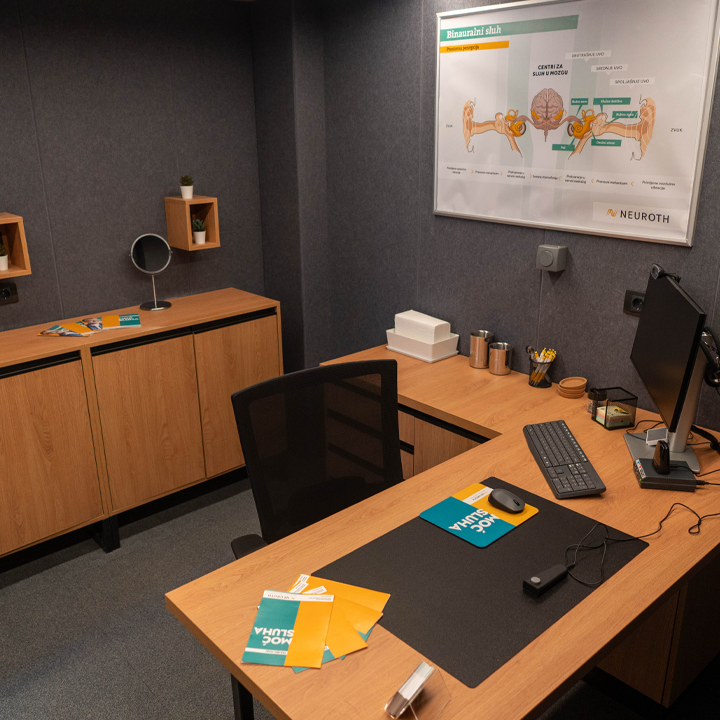 Slika slušne kabine u Mladenovcu