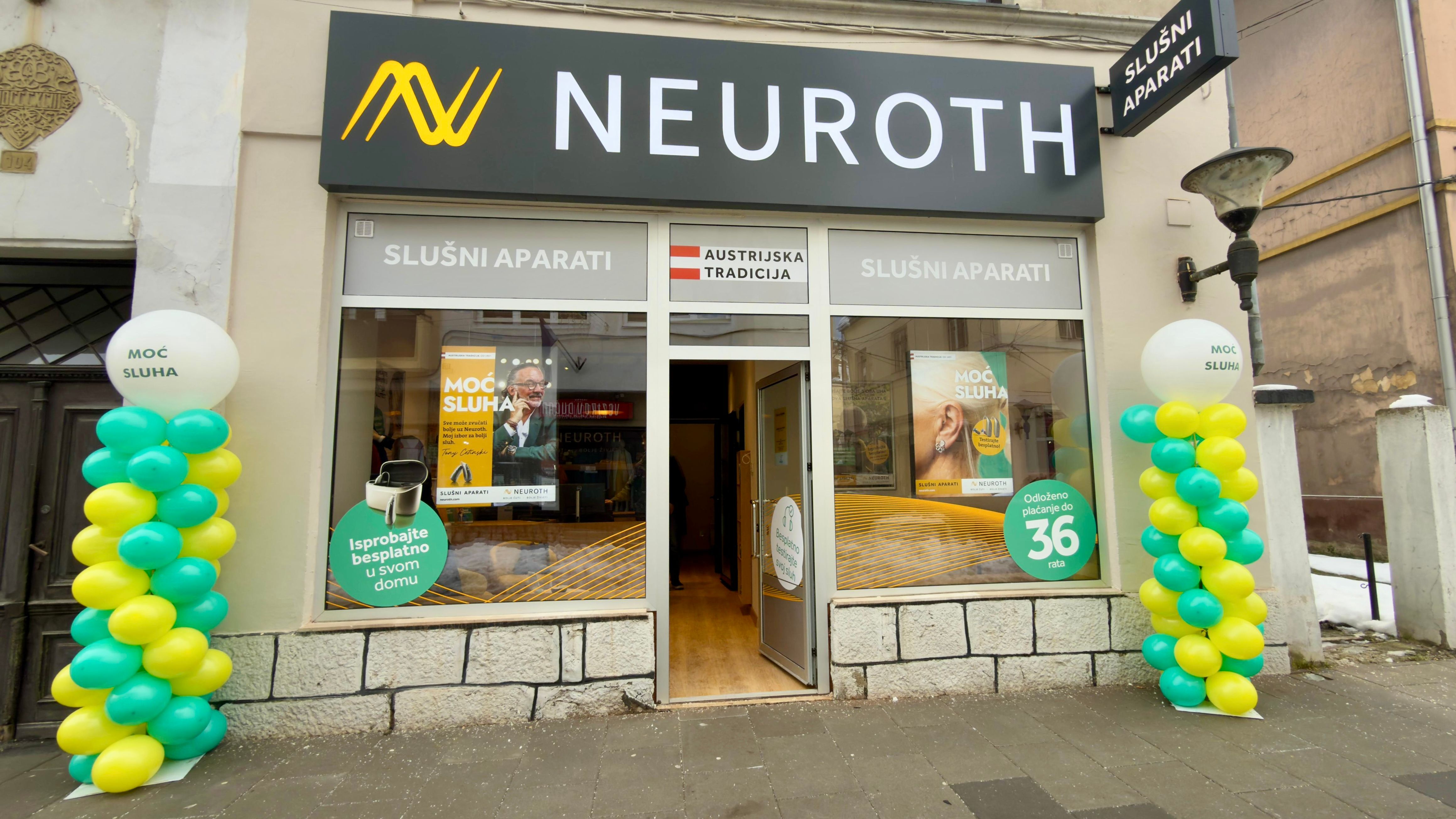 Spoljašnjost slušnog centra u Travniku