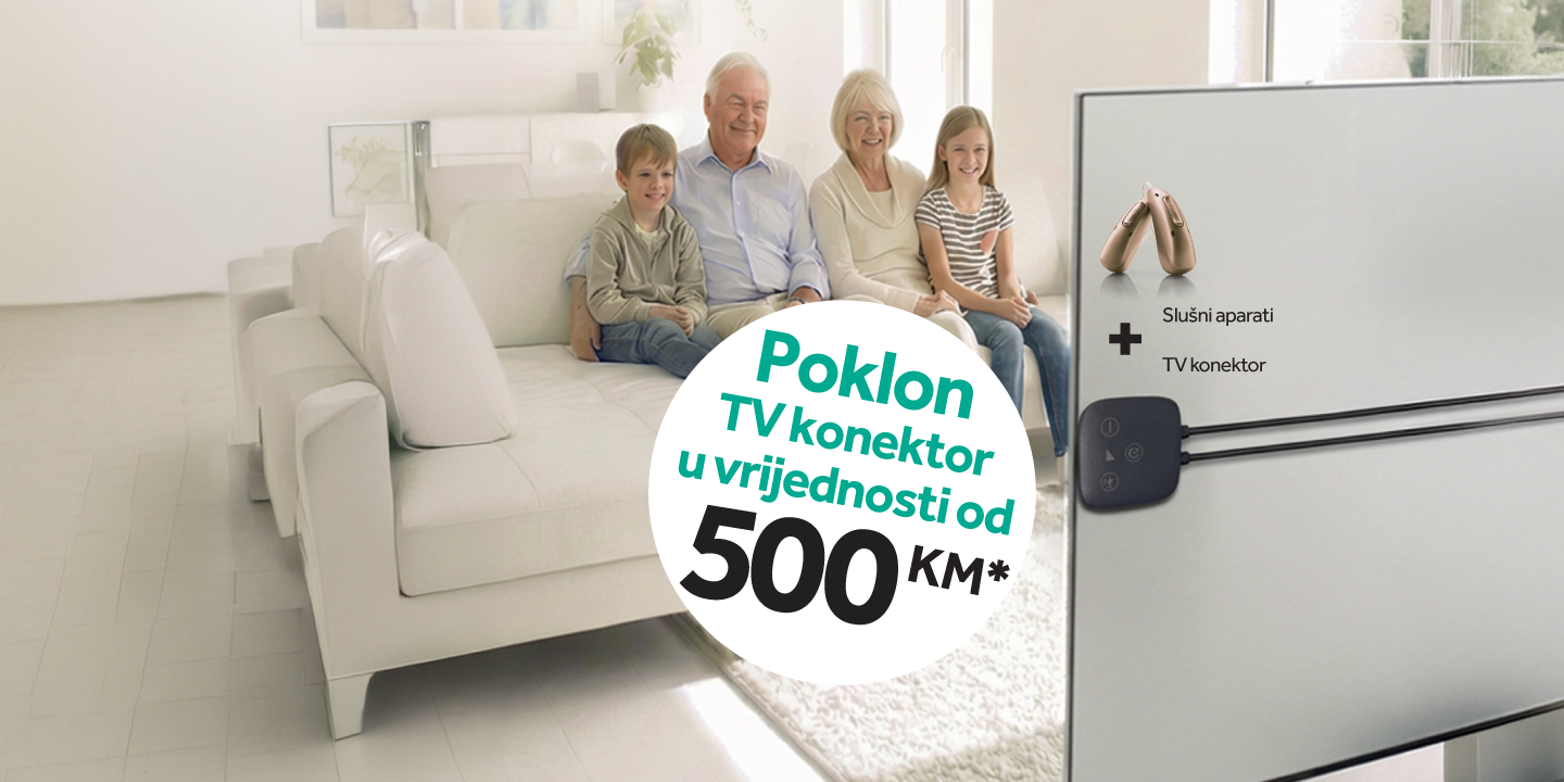 Poklon TV konektor u vrijednosti od 500KM
