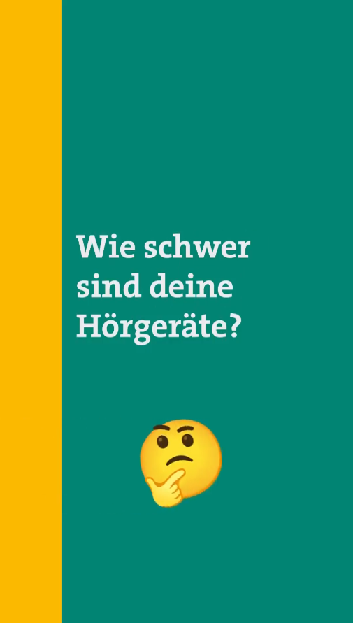 Videocover Kurzvideo Hörgeräte Gewicht