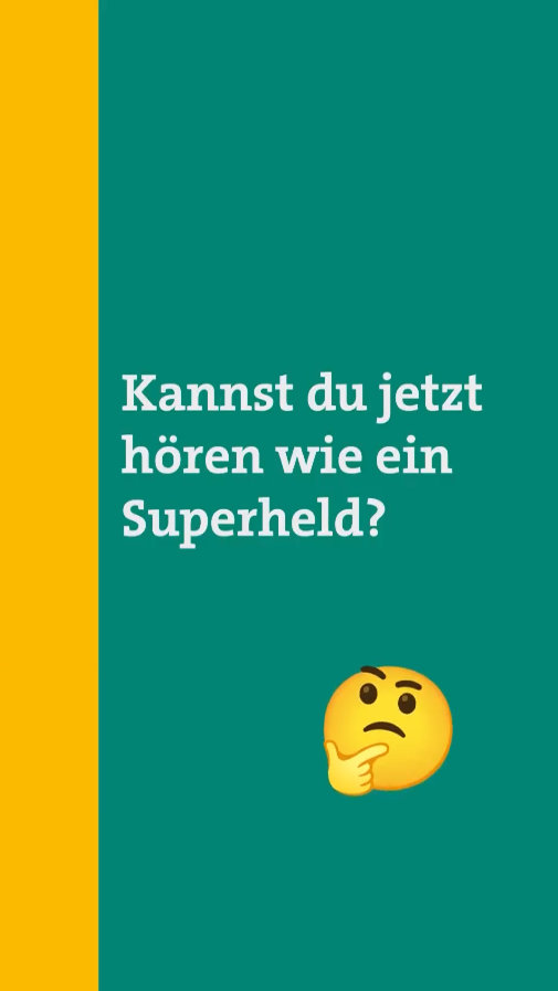 Videocover Kurzvideo hören wie ein Superheld